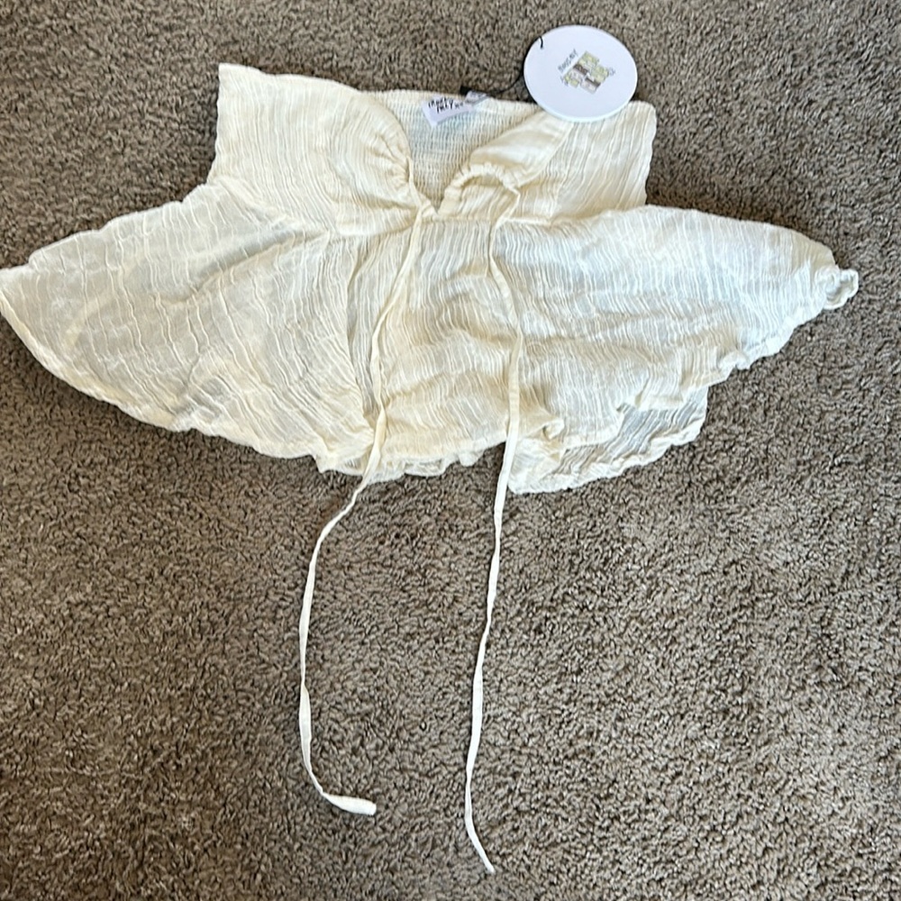Princess Polly Long Summer Nights Top - Ivory